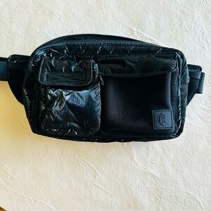 Free People crossbody - black mesh bag